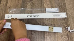 Светильник светодиодный подсветка для коридора, шкафа теплое свечение с датчиком движения с аккум