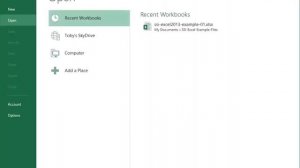 Excel 2013 for Beginners Part 5  How to Create a New Workbook