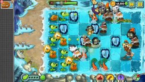 Растение против Зомби 2/Plants vs Zombies ™2/PvZ2 Adventure Frostbite Caves 16/Замороженные Пещеры16