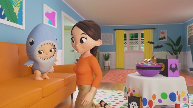 Halloween Dress Up Time for Trick or Treat | Baby Nursery Rhyme Mix - Preschool Playhouse Kids Song смотреть онлайн