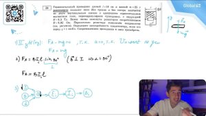 Горизонтальный проводник длиной l = 10 см и массой m = 25 г равномерно скользит вниз ( без - №