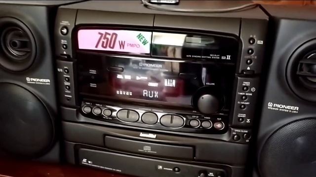 Pioneer CL-J35LD & S-J35V mini hifi Made in Japan,un boxing смотреть онлайн