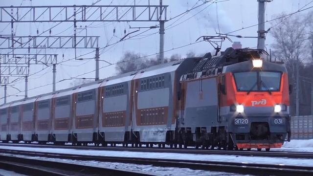 ЭП20-031 с поездом №026Г Москва Ижевск смотреть онлайн
