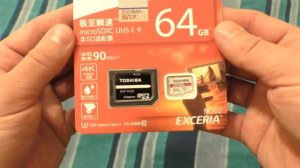 Скоростная карта памяти Micro SDXC 64 GB U3 посылка из китая