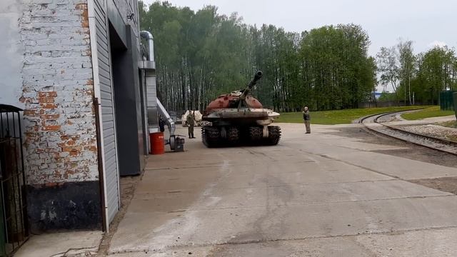 Об.279 - перегон в процессе реставрации. Ob.279 on move while under restoration Kubinka смотреть онлайн