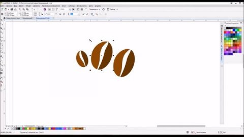 CorelDraw x8. Свойство инструментов - Подгонка. Создаем логотип