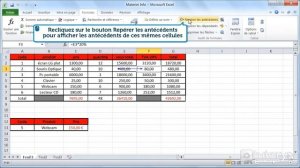 Comment utiliser les audits de formule avec Excel 2010 ?