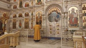 Богородицу и Матерь Света в песнех возвеличим .Всенощное бдение во Всехсвятском храме памятнике .