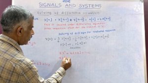 Class-74:LTI Systems- Solving difference equation for natural response