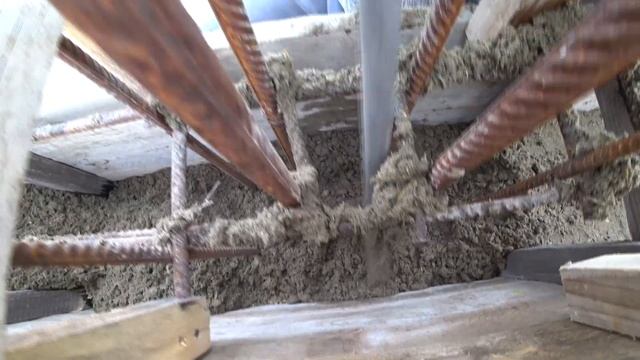 Опилкобетон (арболит монолит) ЗАЛИВКА ФРОНТОНА часть 3 смотреть онлайн