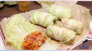 Голубцы, тушенные в сметане Рецепт, пошаговый, как приготовить, видеорецепт