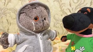 Познавательный мультфильм Про Басика и Ваксона о том как они хвастались подарками Черепашки ниндзя