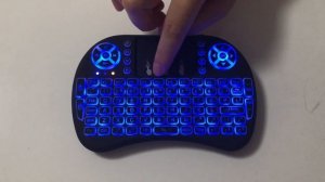 Mini i8 keyboard with 7 color backlit