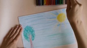 Занятие по рисованию в средней группе "Лето"