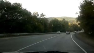 Трасса Краснодар - Джубга . Краснодарский край .