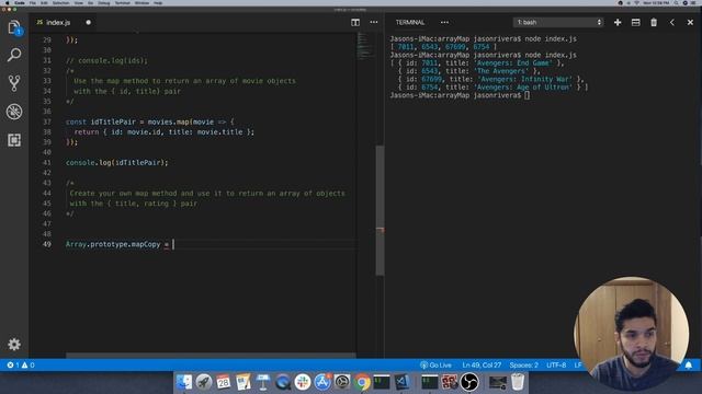 map() method in JavaScript