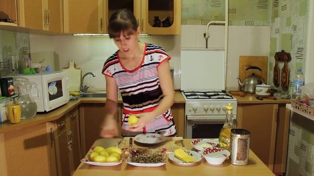 Фаршированные картофельные бочонки, запеченные с грибами. Очень вкусный фаршированный картофель