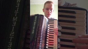 "Белая ночь" на аккордеоне.