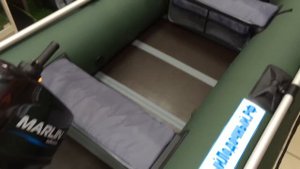 Лоцман М-280. Обзор от ПервыйЛодочный.рф недорогой моторной лодки из ПВХ ткани.