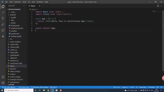 Push notification integration in react-native android смотреть онлайн