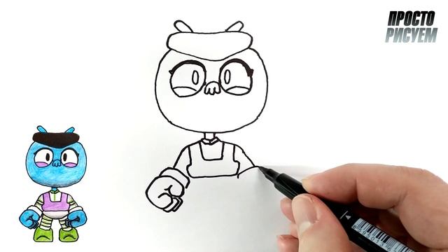 Как нарисовать ЕВУ из Brawl Stars смотреть онлайн