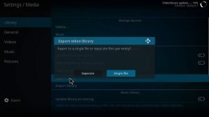 Como exportar e importar la librería de Kodi