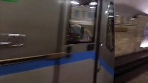 ?• Казанское Метро? • Отправление поезда "Русич" со станции "Кремлевская"?