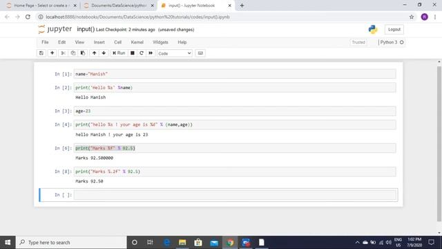 How take input by user in python| Python for Beginners