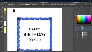 Открытка "Happy Birthday To You" ? Adobe Illustrator.