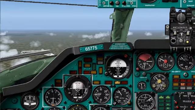 Виртуальный полет Вильнюс -  Минск 1