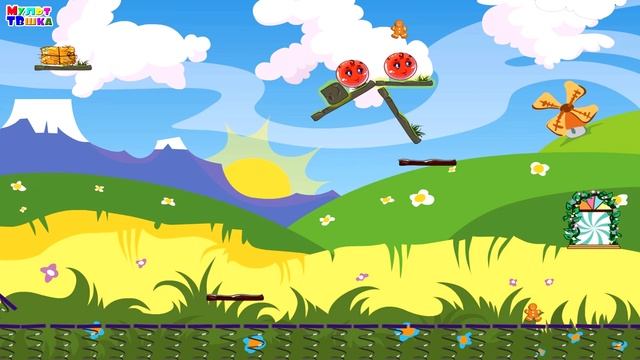 Веселая семейка Парк развлечений для Шариков часть 1 - Мультик игра для детей смотреть онлайн