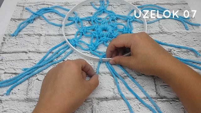 Ловец снов Макраме //DIY Macrame Dreamcatcher /Filtro dos sonhos//