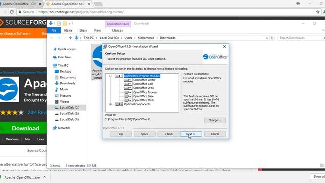 نشاط (1) : تنصيب برنامج  OpenOffice ودراسة وظائفه المختلفة смотреть онлайн
