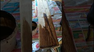 Обработка древесины под старину