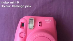 Instax Mini 9 flamingo pink Unboxing