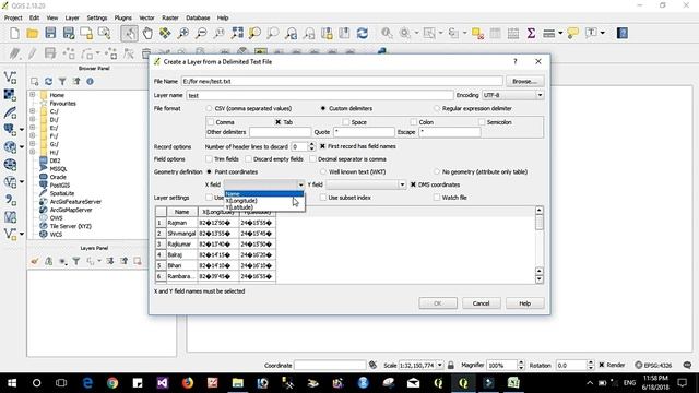 QGIS Excel to Vector смотреть онлайн