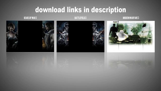 GOW3 BF3 and MW3 youtube backgrounds смотреть онлайн