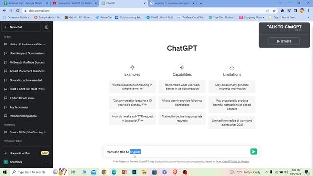 How to Use ChatGPT For Language Translation | Use ChatGPT For Text Correction (Quick Tutorial!)