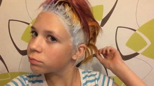 Как покрасить волосы антоцианином? СПЛИТ окрашивание❤️