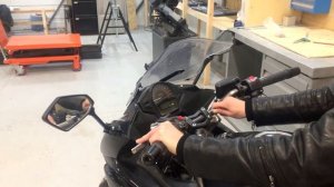 Как настроить положения руля дорожного мотоцикла