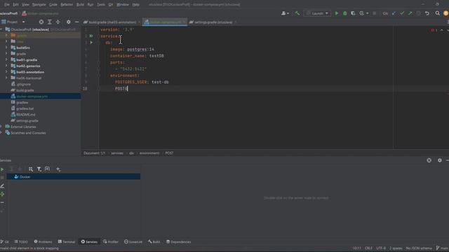 Добавляем docker compose в проект под музыку смотреть онлайн