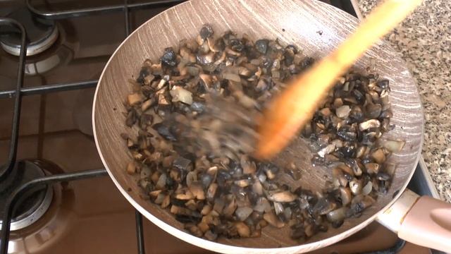 Вкусный Заливной Открытый Пирог КИШ с Грибами/Рецепт Пирога с Грибами