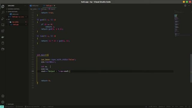 VS Code Configuration  (Live Input Output) For C/C++  To Make Competitive Programming Easy (Linux)