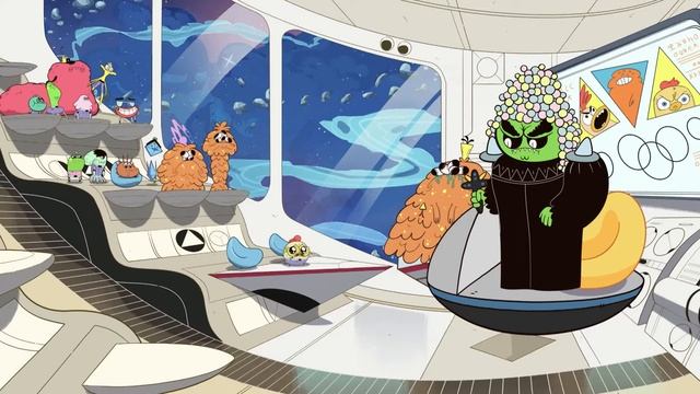 Космические цыплята в космосе серия 23 Птички в клетке смотреть онлайн