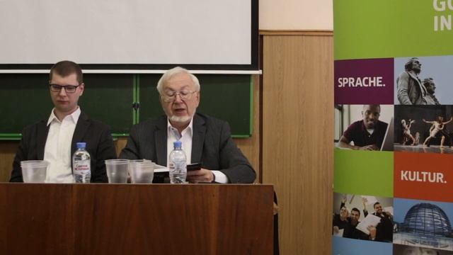 Михаэль Кумпфмюллер и Михаил Рудницкий в Литинституте (2017) смотреть онлайн