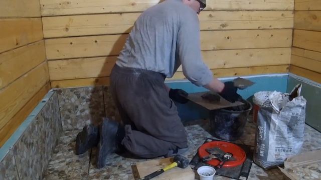 КАК СДЕЛАТЬ ПОЛ В БАНЕ. МОЙ ОПЫТ