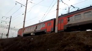 Электропоезд Эд9т Ртищево-Пенза1
