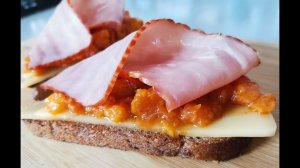 СТРАШНО ВКУСНЫЕ БУТЕРБРОДЫ НА ХЭЛЛОУИН! Закуска на хэллоуин. Бутерброды с тыквой и ветчиной.