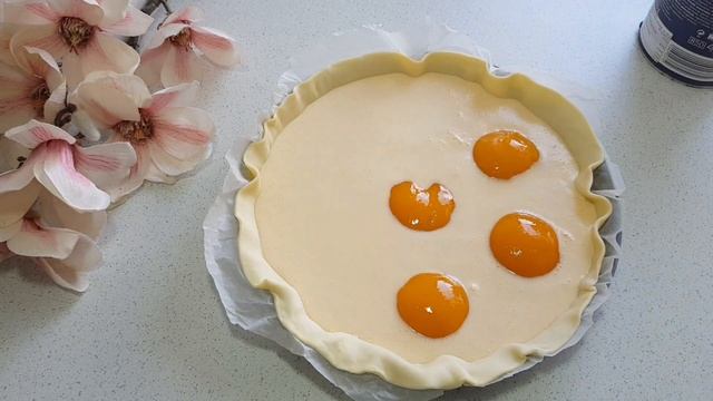 Пирог С Консервированными ПЕРСИКАМИ. Зимний Персиковый ТАРТ. Персиковый ПИРОГ.