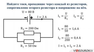 Параллельное соединение проводников